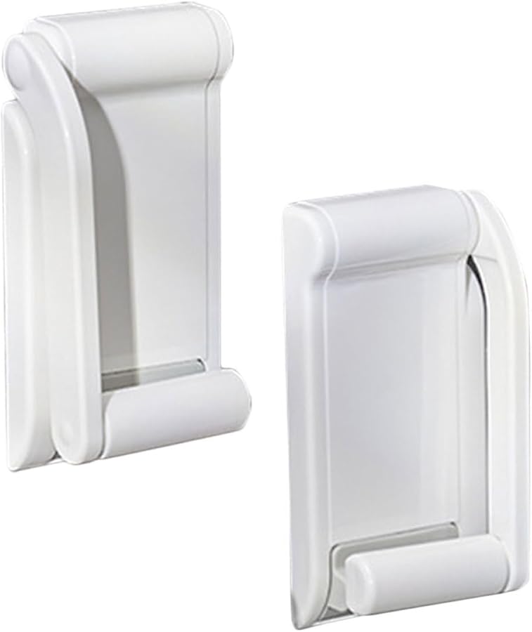 Bathroom Toilet Paper Holder Stand Plastic Storage Rack Easy Install - Image 1